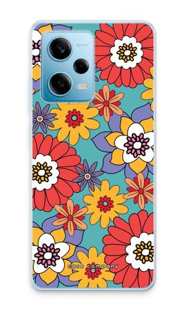 Retro Flowers - Blue