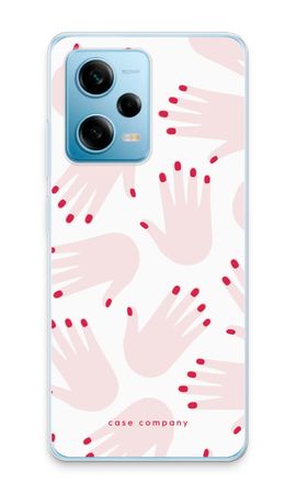Hands pink