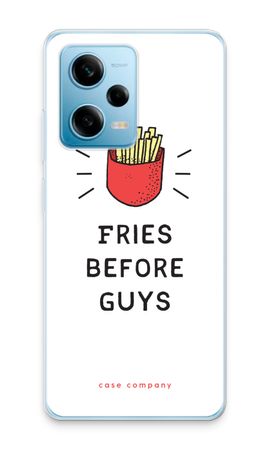Fries before guys