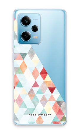 Coloured triangles pastel
