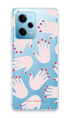 Hands pink