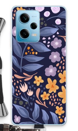 Flowers with blue leaves