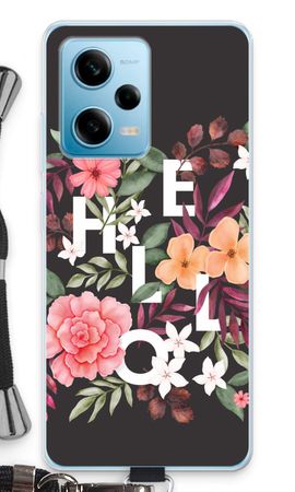 Hello in flowers
