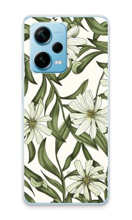 White flower pattern