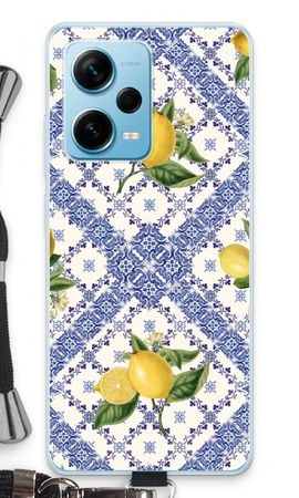 Blue tiles and lemons