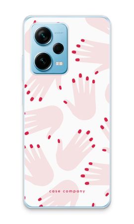 Hands pink