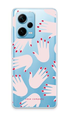 Hands pink