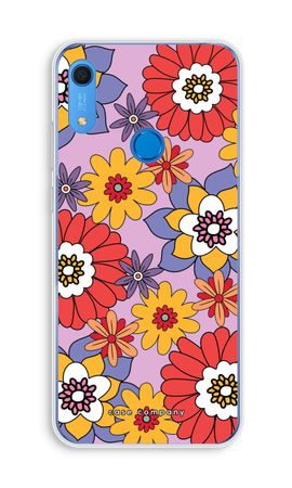 Retro Flowers - Purple