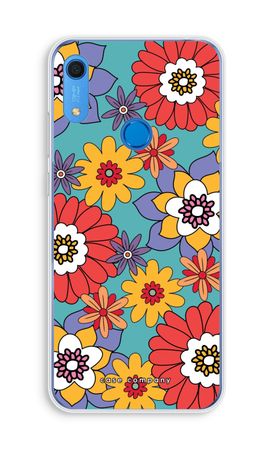 Retro Flowers - Blue