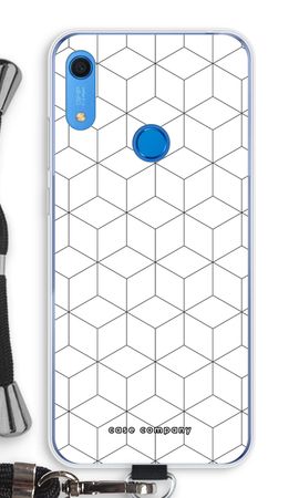 Cubes black and white