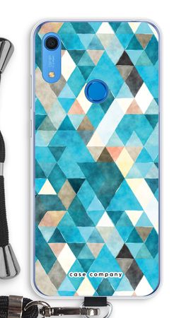 Coloured triangles blue