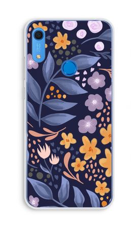 Flowers with blue leaves