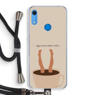 Aggressively drinks coffee