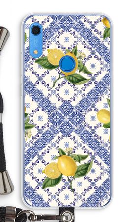 Blue tiles and lemons