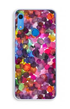 Överlappande akvarellprickar