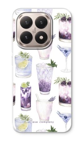 Violet cocktails
