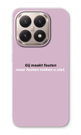 Fouten maken u niet