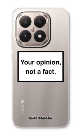 Your opinion