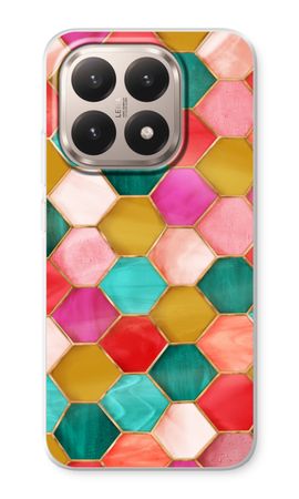 Hexagons in stained glass