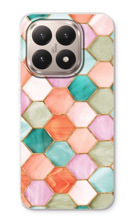 Hexagons in stained glass