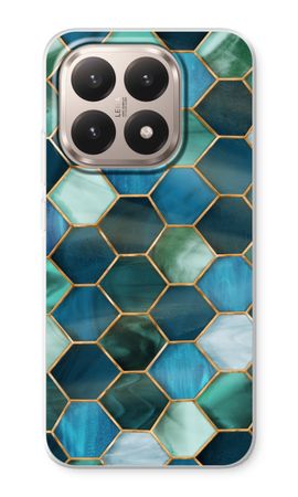 Hexagons in stained glass