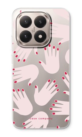 Hands pink