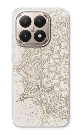 Goldenes Boho-Mandala
