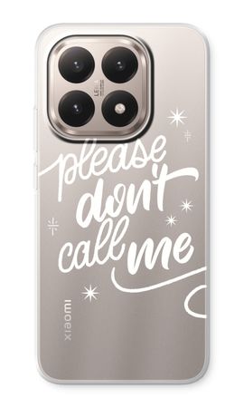 Don't call