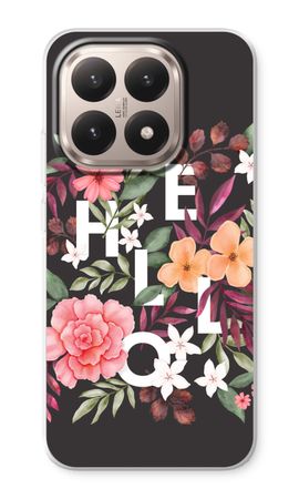 Hello in flowers