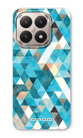Coloured triangles blue