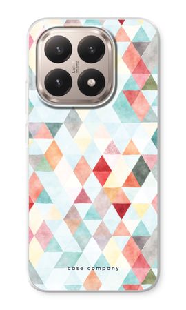 Coloured triangles pastel