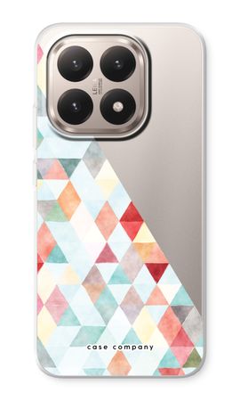 Coloured triangles pastel