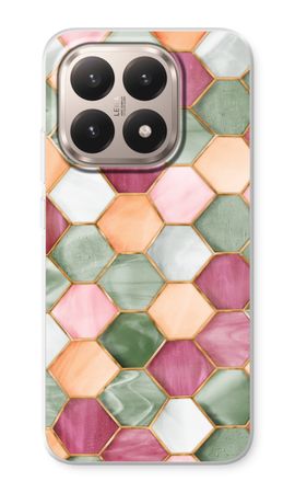 Hexagons in stained glass
