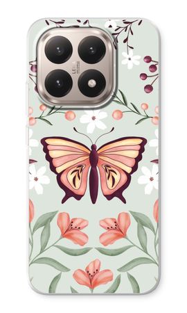 Butterfly in a floral world