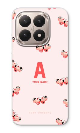 Rosy Butterflies Monogram