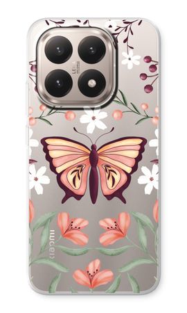 Butterfly in a floral world