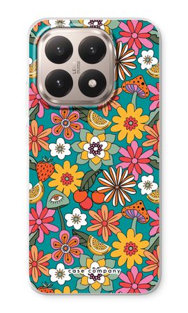 Retro Flowers N°2 - Blue