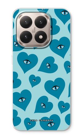 Blue heart eyes