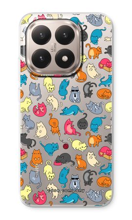 Colourful cats