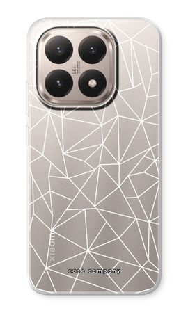 Geometric lines white