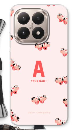 Rosy Butterflies Monogram