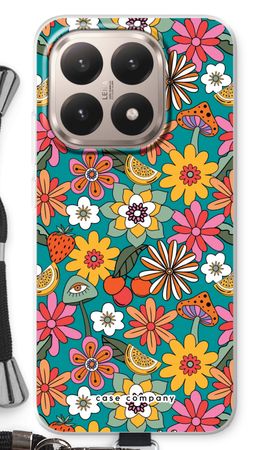 Retro Flowers N°2 - Blue