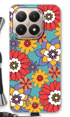 Retro Flowers - Blue