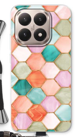 Hexagons in stained glass