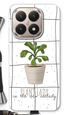 Houseplant on windowpane