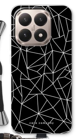 Geometric lines white