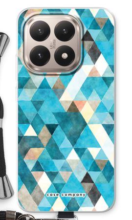 Coloured triangles blue