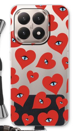Red heart eyes