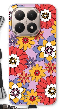 Retro Flowers - Purple