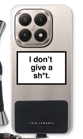 Don't give a shit